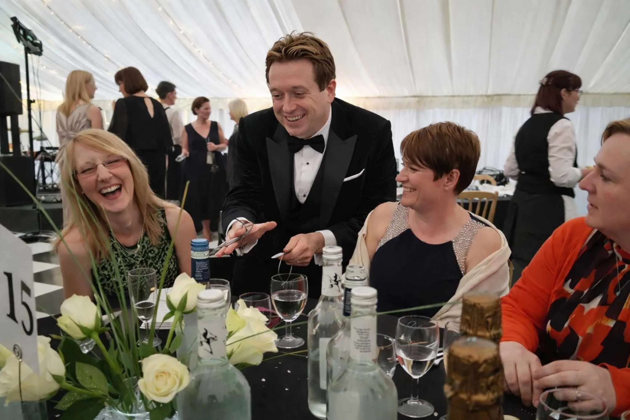 Corporate magician performing at Cheyne Walk Club Northampton - Matthew Garrett