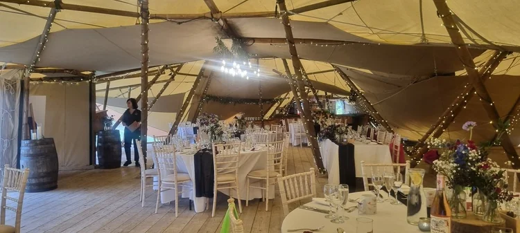 Matthew Garrett magician performing at Dovecote Barns near Banbury Oxfordshire