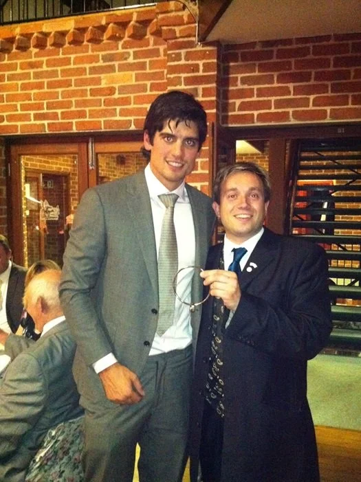 Alastair Cook and Matthew Garrett