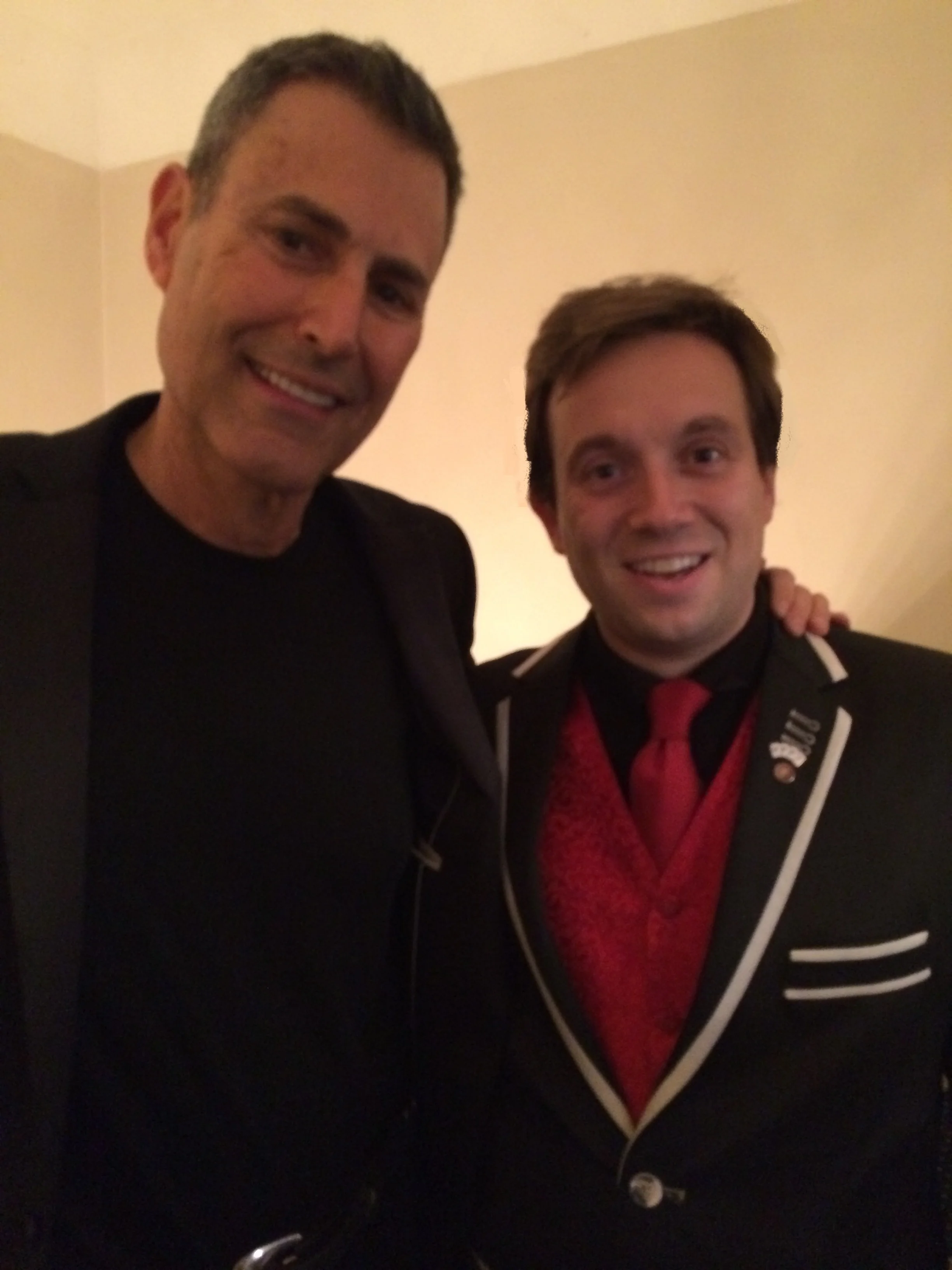 Uri Gellar performing with Matthew