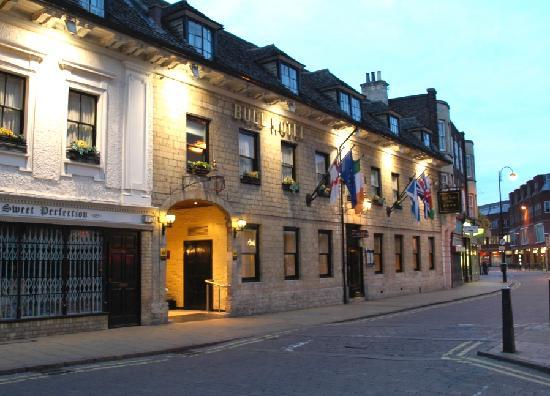 The Bull Hotel in Peterborough where magician Matthew Garrett has performed