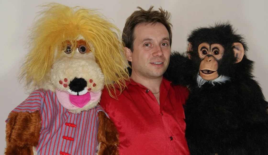 Traditional handmade Punch and Judy puppets used by Matthew Garrett
