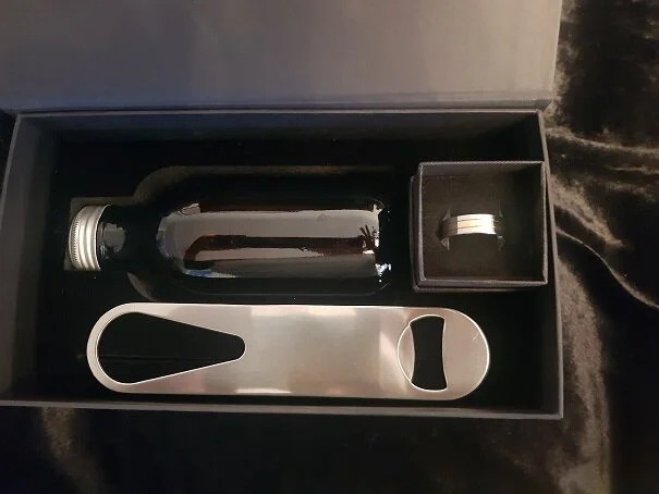 Ring in Bottle and BarBlade by Matthew Garrett