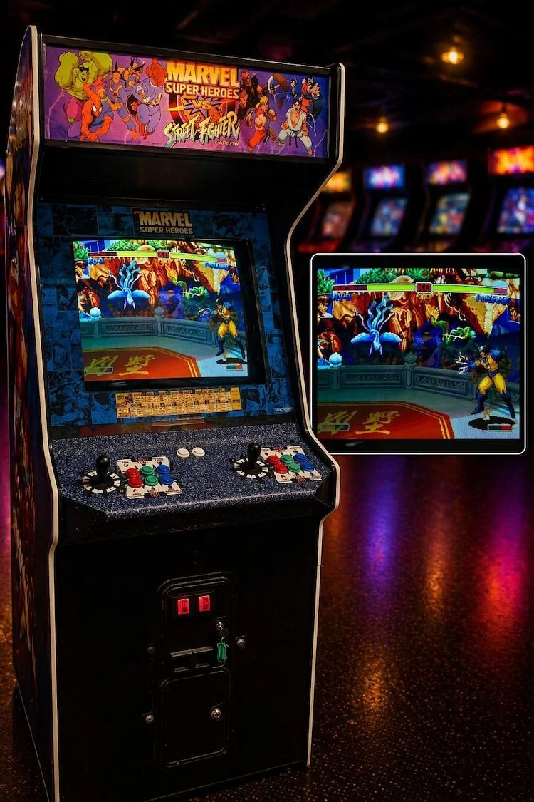 Street Fighter 2 Super Turbo arcade machine for hire, classic retro fighting game for events and parties
