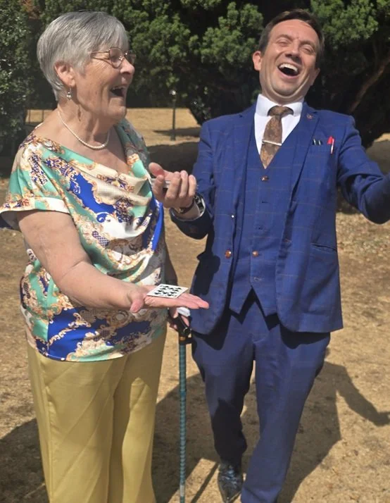Guest reaction to preferred supplier magician Matthew Garrett at Barton Hall in Kettering