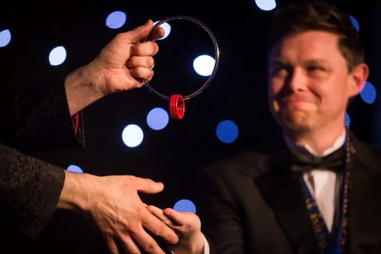 Live magic performance at the Macdonald Burlington Hotel Birmingham