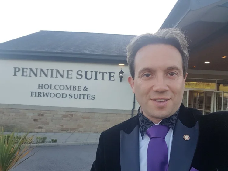 Pennine Suite at Last Drop Village Hotel Bolton where Matthew Garrett has performed