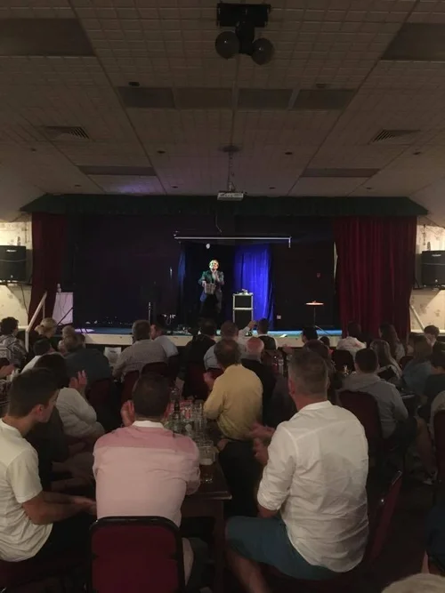 Matthew Garrett performing in the Kettering Lions fundraising magic show