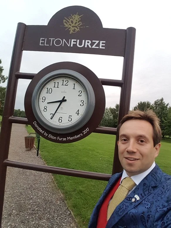 Matthew Garrett performing at Elton Furze Golf Club near Peterborough