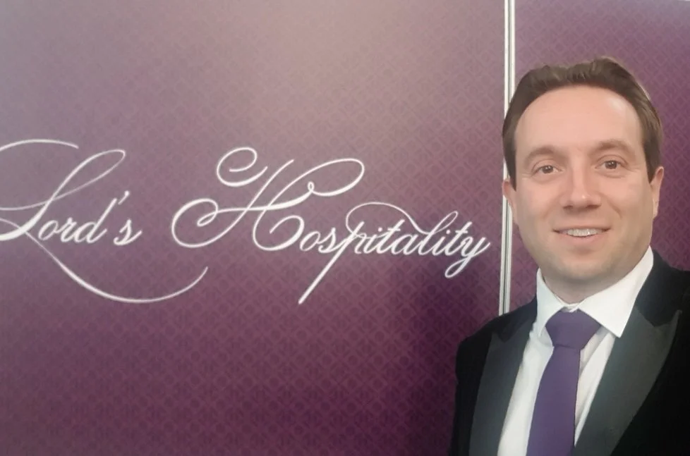 Matthew Garrett performing corporate hospitality magic at Lord's Cricket Ground London for NatWest