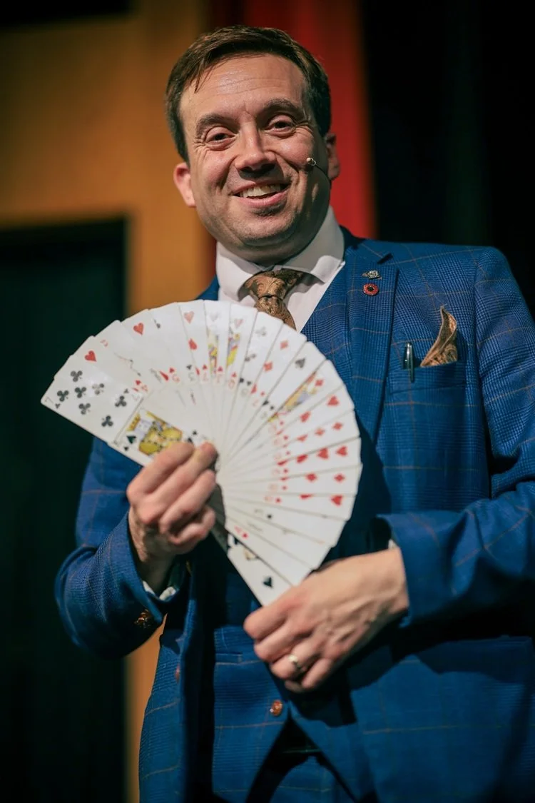 Matthew Garrett magician at The Magic Circle London