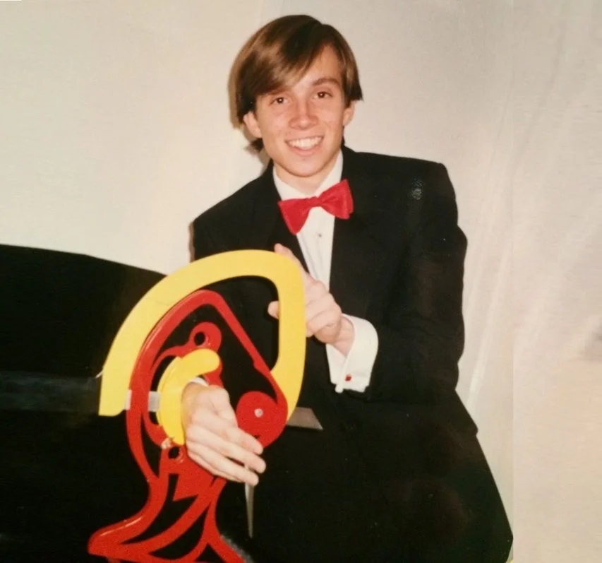 Matthew Garrett performing magic in his teenage years