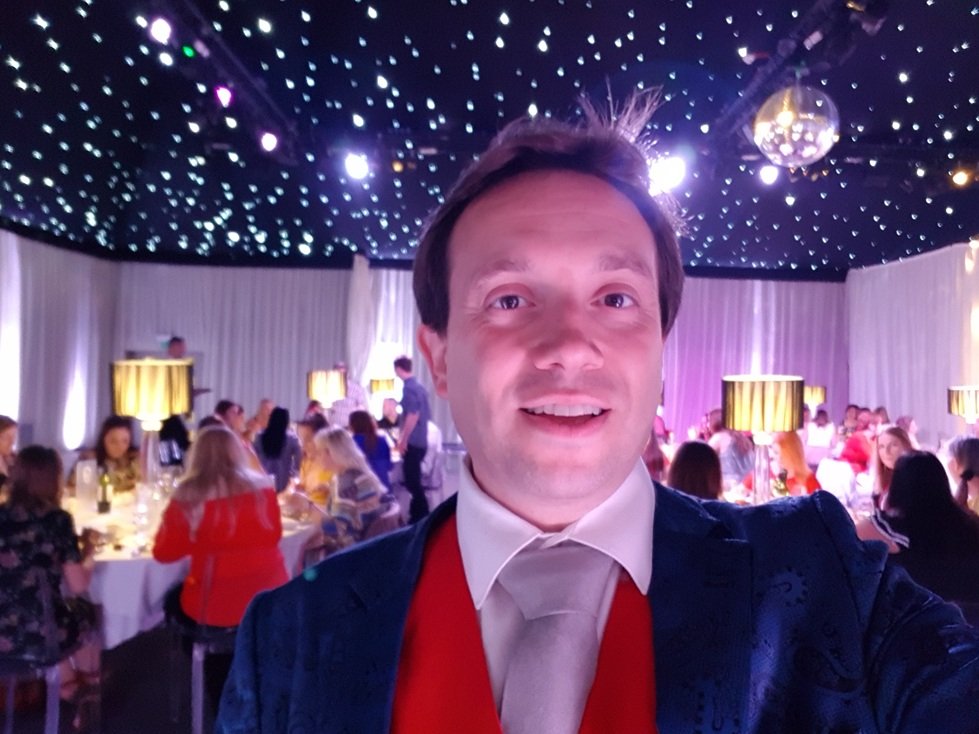 Matthew Garrett performing at Milsoms Kesgrave Hall near Ipswich
