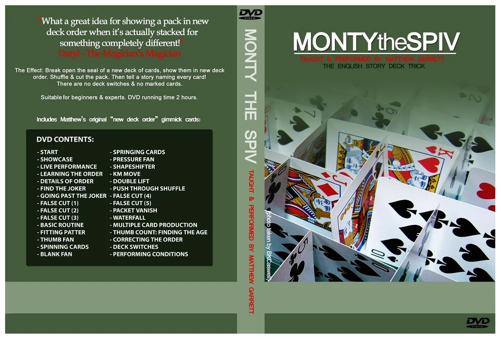 Monty The Spiv story deck routine by Matthew Garrett