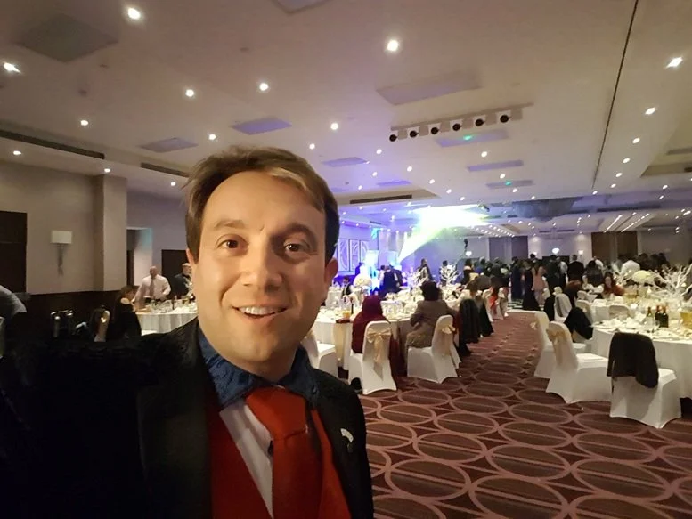 Matthew Garrett magician performing at the Royal National Hotel London