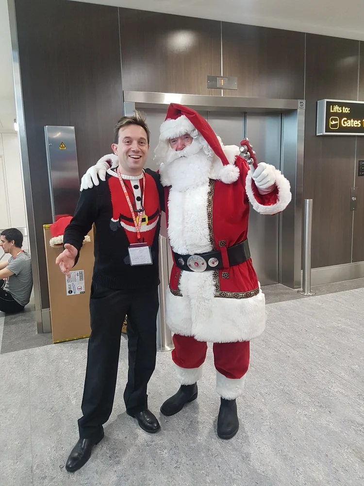 Festive Christmas event with close-up magic