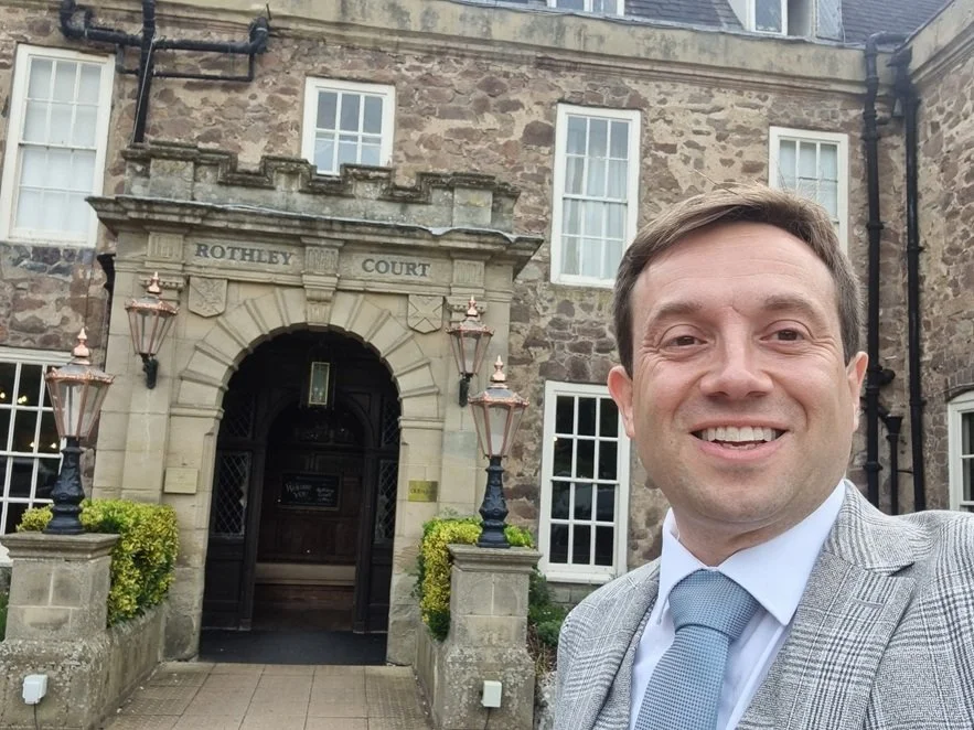 Matthew Garrett performing at Rothley Court Hotel in Leicestershire