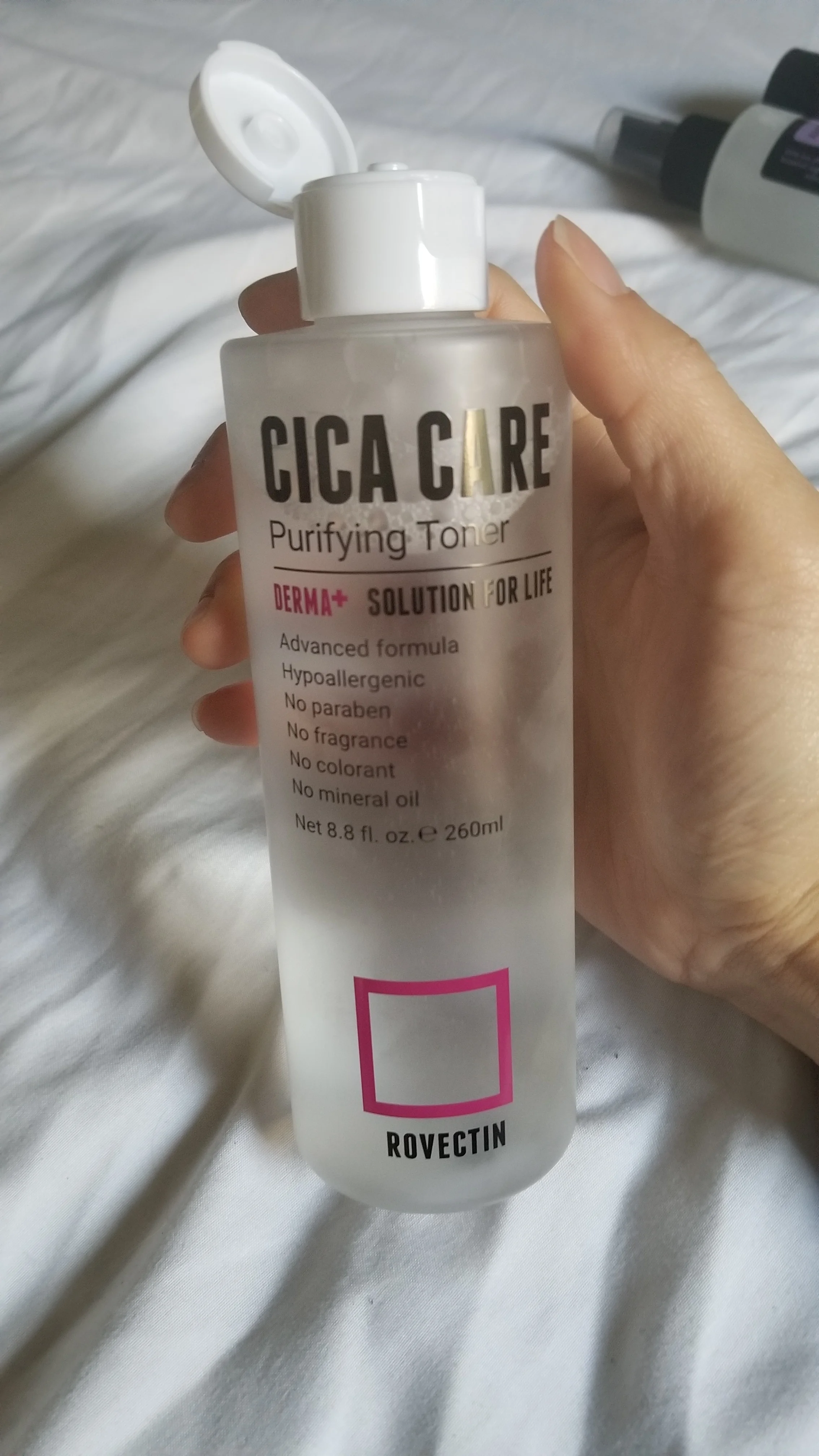 rovectin cica care purifying toner