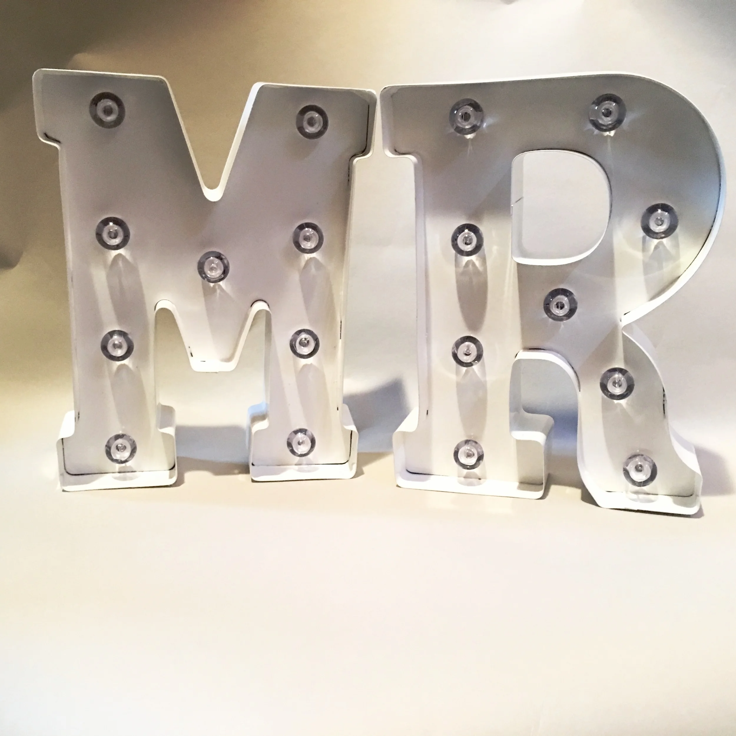 9 1/2 inch Lighted Marquee Letters
