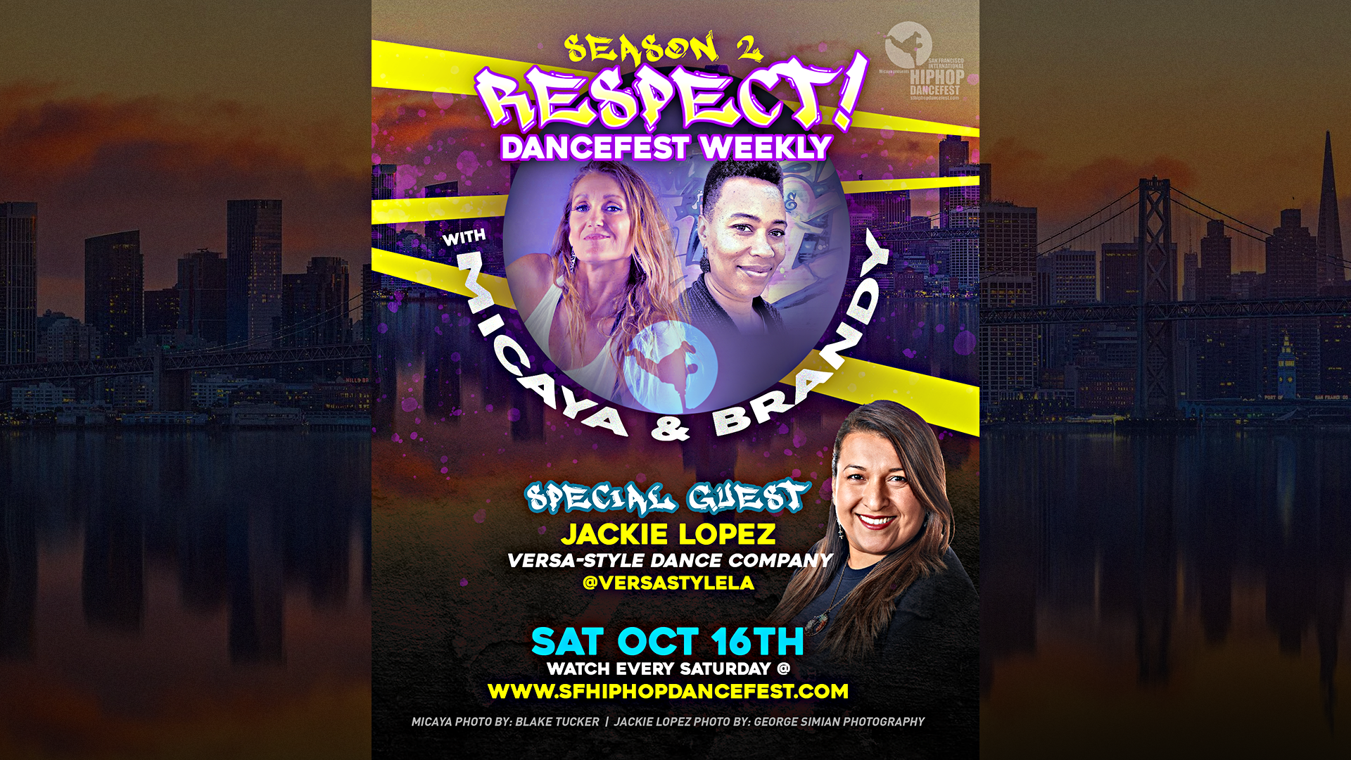Respect! DanceFest Weekly with Jackie Lopez of Versa-Style Dance Company