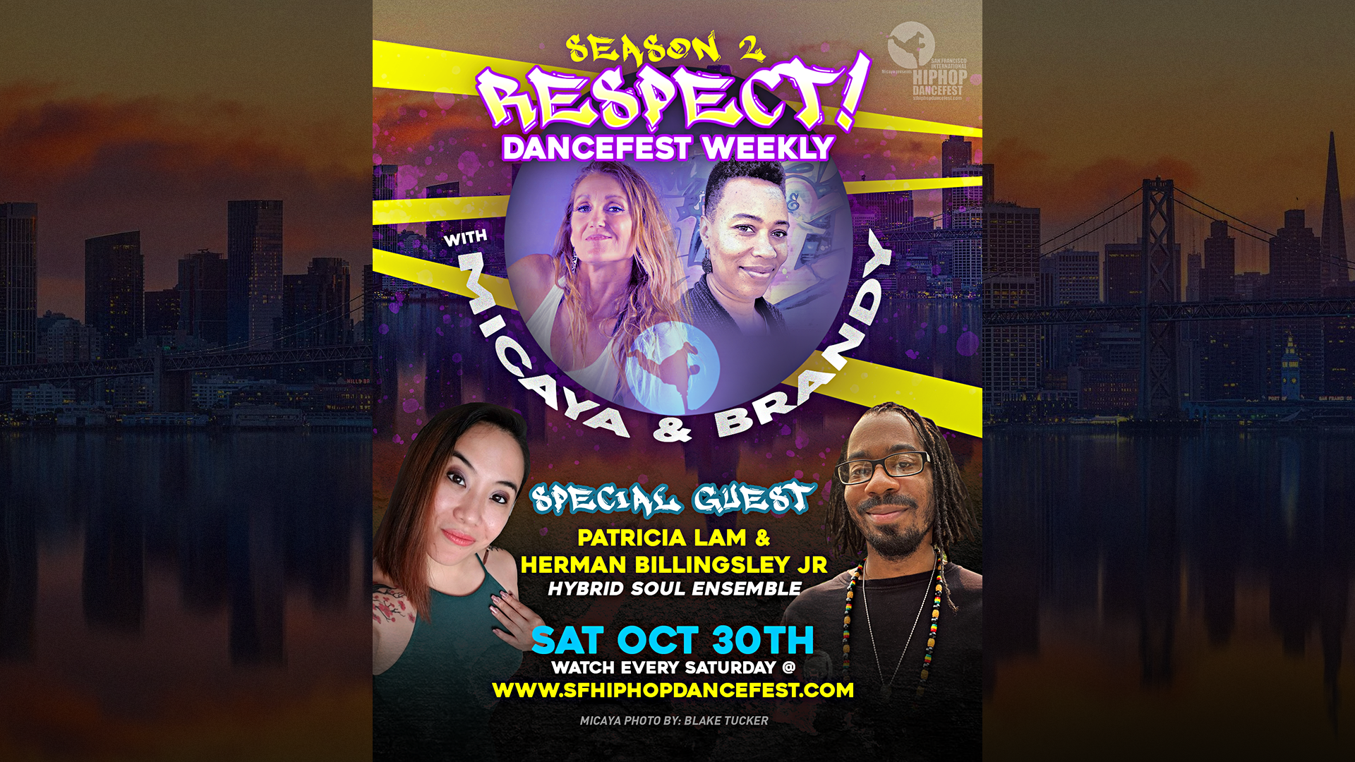 Respect! DanceFest Weekly with Patricia Lam &amp; Herman Billingsley Jr. from  Hybrid Soul Ensemble