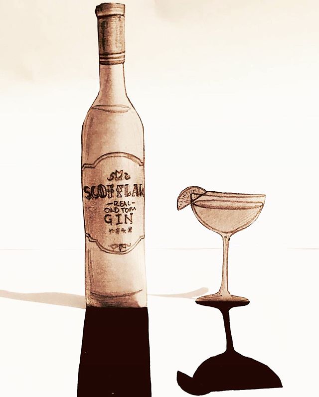 Paper, Pencil, Scissors, Gin. #scofflawgin