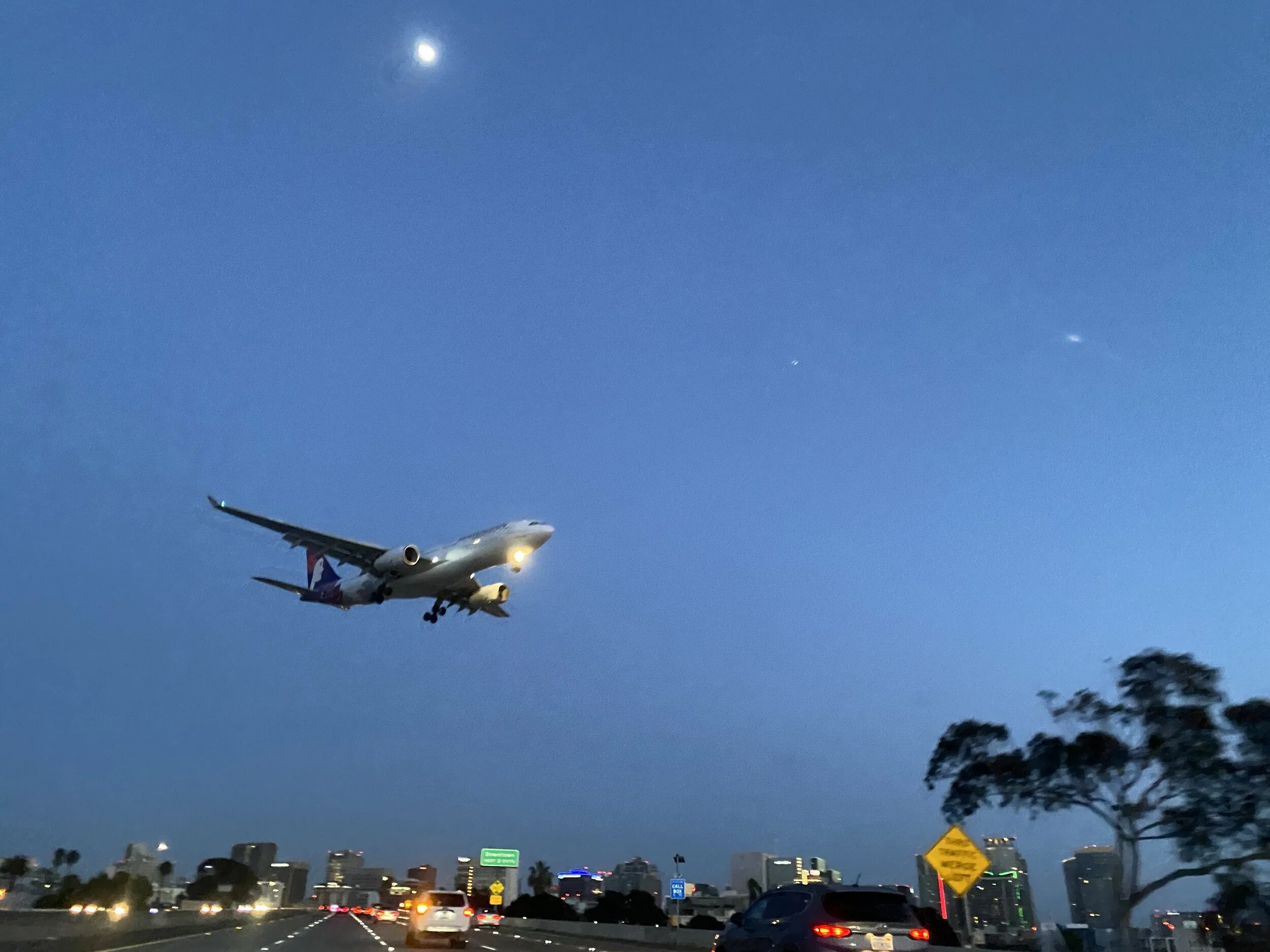 Finally flying across the country: return trip to San Diego