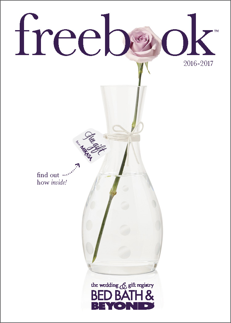 The freebook™ is used to help couples build their registry by hitting the free gift thresholds for freebook™ vendors. View the entire book here . 