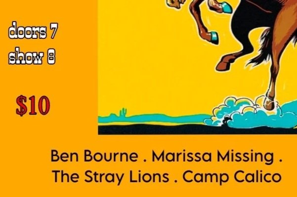 THE STRAY LIONS w/ CAMP CALICO, MARISSA MISSING &amp; BEN BOURNE