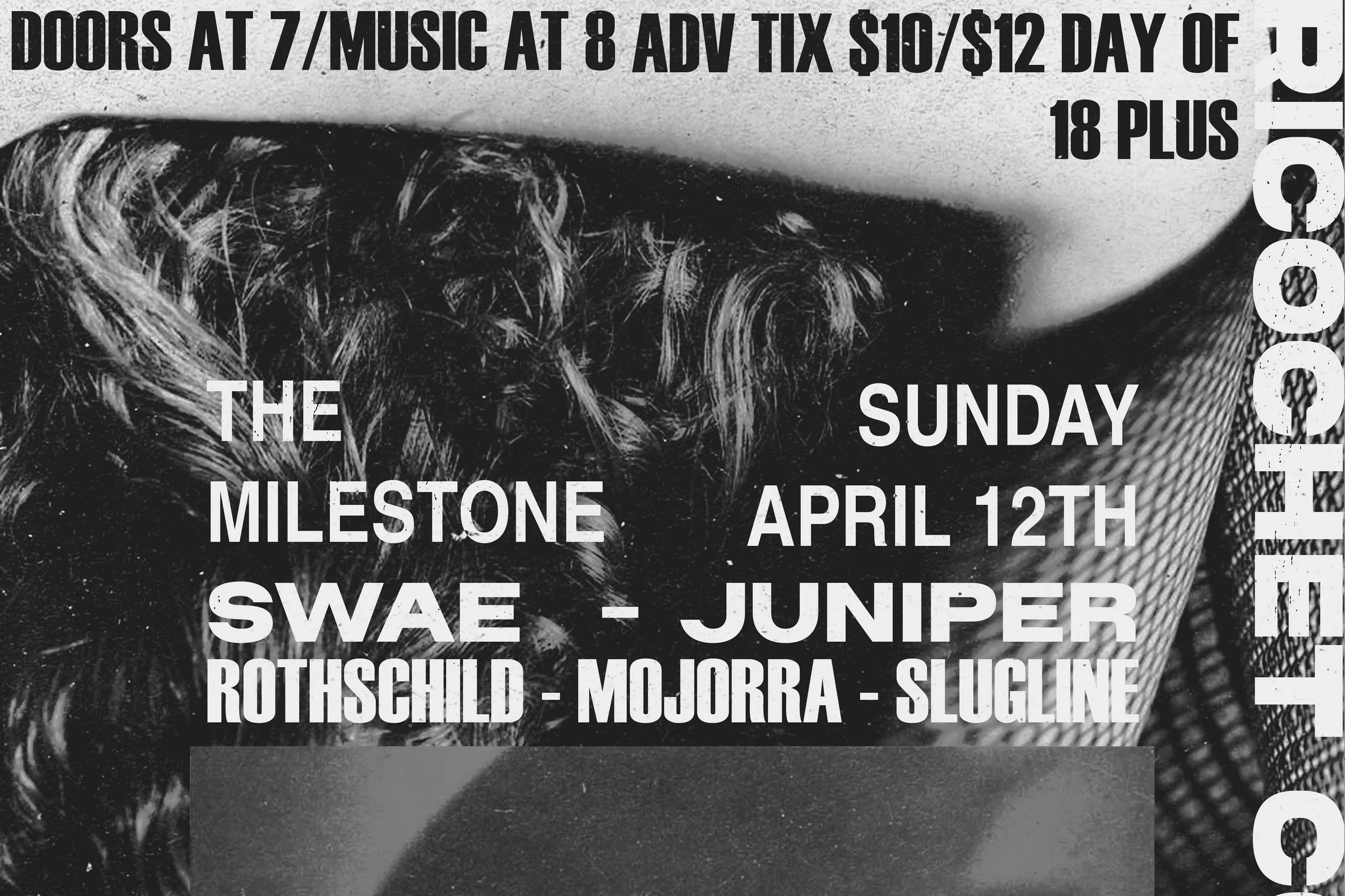 SWAE w/ ROTHSCHILD, JUNIPER, MOJARRA &amp; SLUGLINE