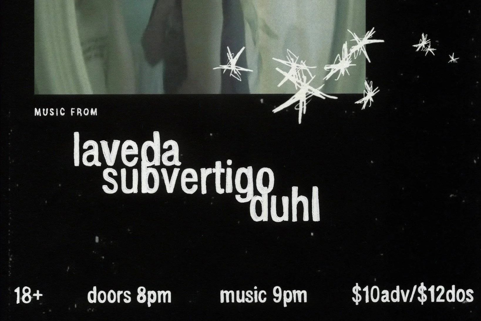 LAVEDA w/ SUBVERTIGO, BLUEGILL &amp; DUHL