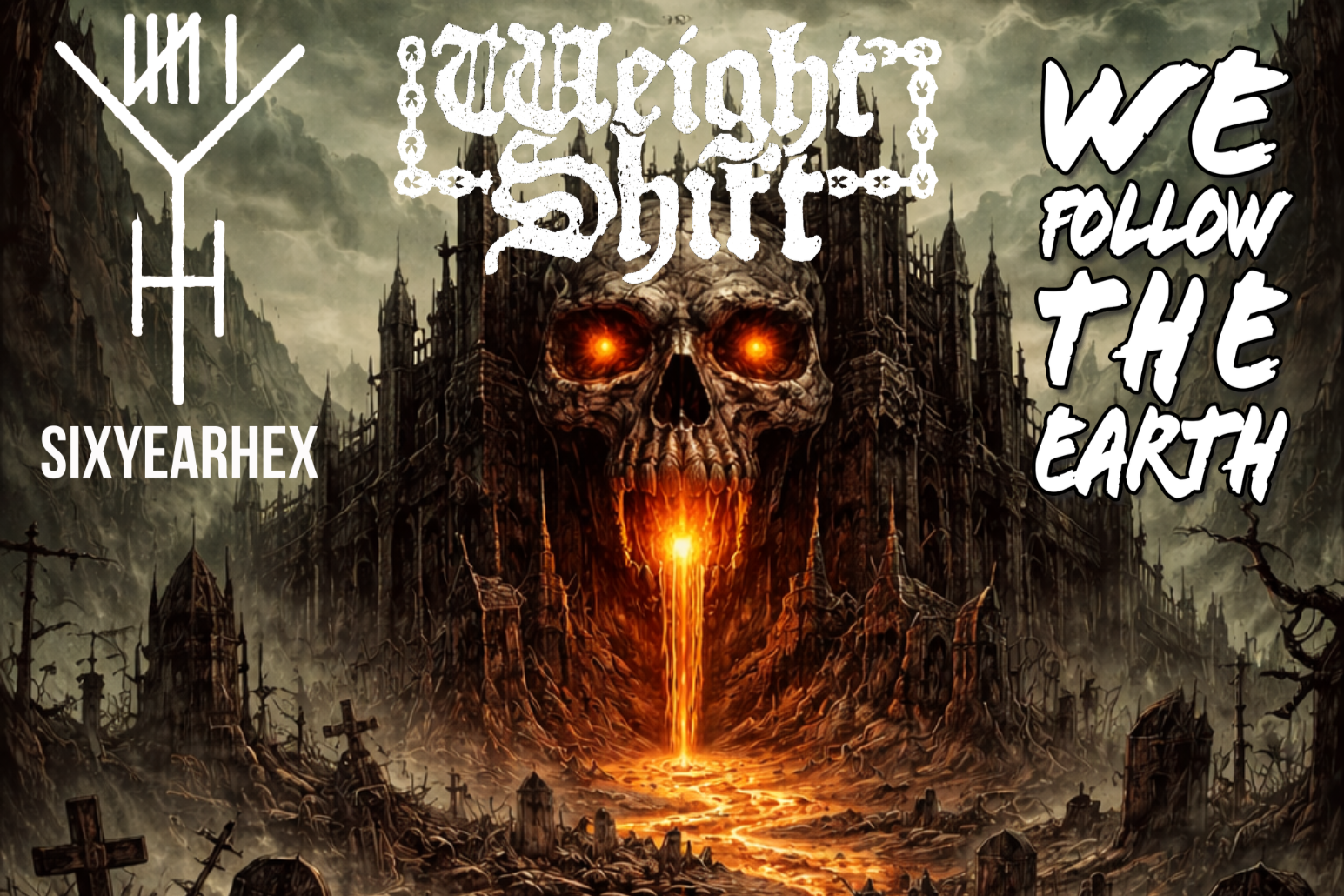 SEWER w/ WEIGHT SHIFT, WE FOLLOW THE EARTH &amp; SIX YEAR HEX