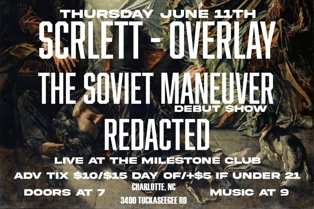 SCRLETT w/ OVERLAY, THE SOVIET MANEUVER & REDACTED