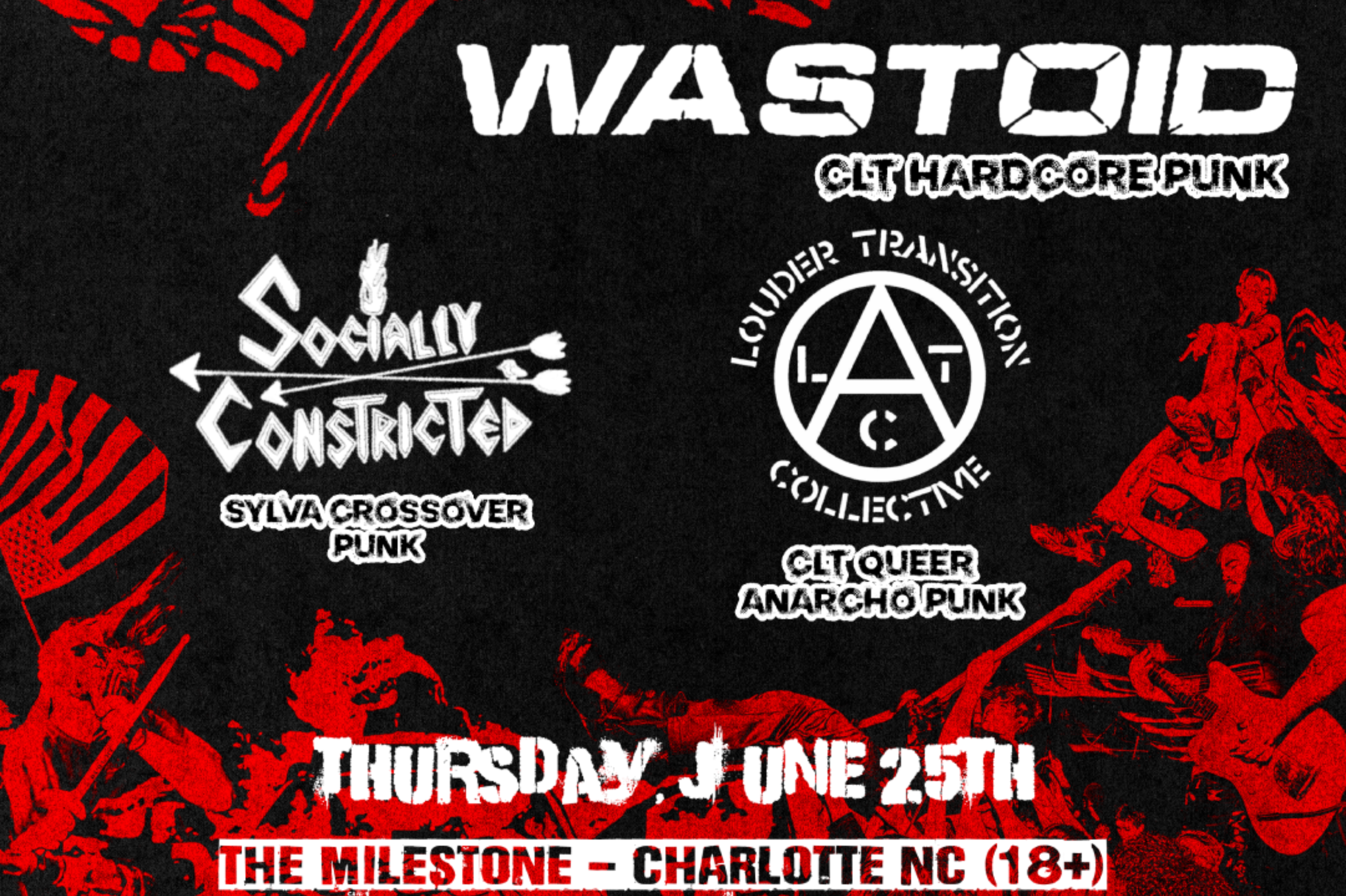 GOTTLIEB w/ WASTOID, SOCIALLY CONSTRICTED & LOUDER TRANSITION COLLECTIVE