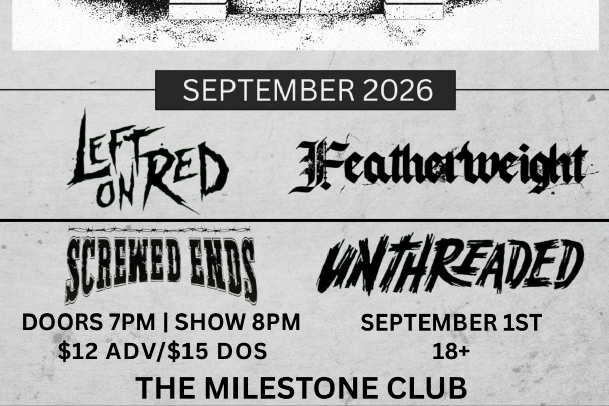WHO THEY FEAR w/ LEFT ON RED, FEATHERWEIGHT, SCREWED ENDS &amp; UNTHREADED