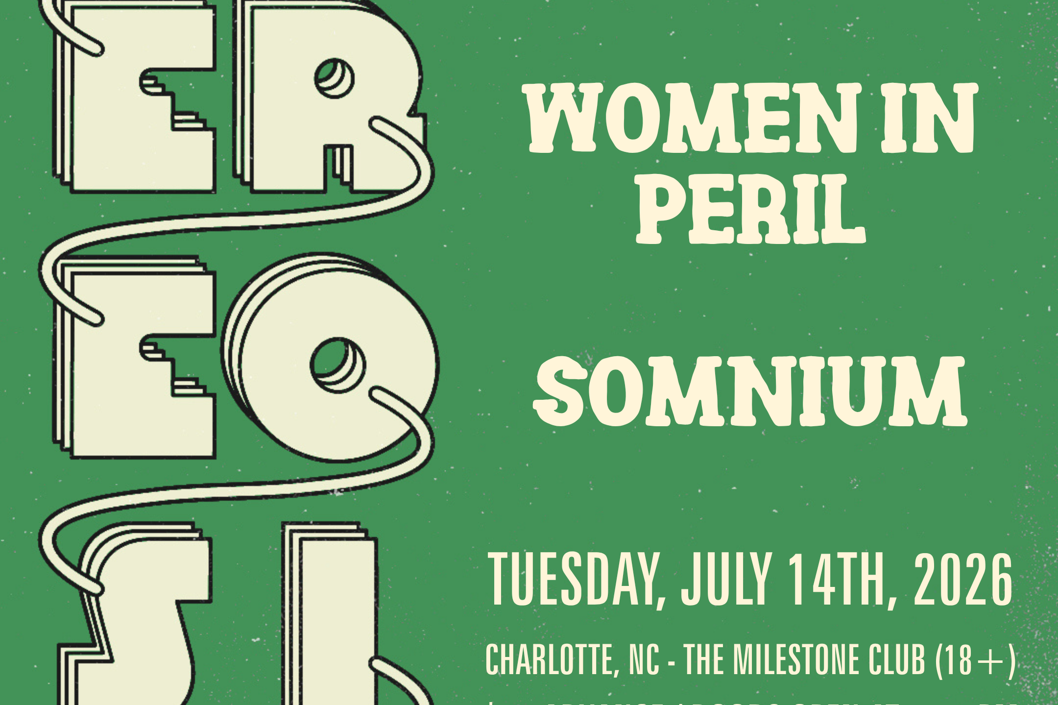 STEREOSITY w/ WOMEN IN PERIL &amp; SOMNIUM
