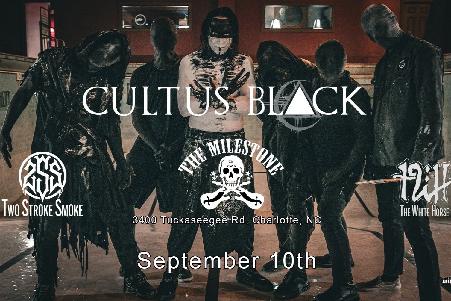 CULTUS BLACK w/ TWO STROKE, THE WHITE HORSE & MORE