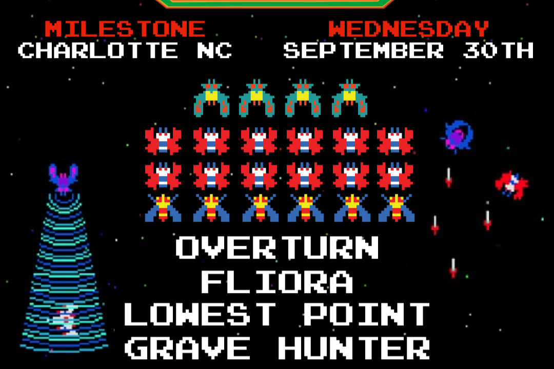 OVERTURN w/ FLIORA, LOWEST POINT, GRAVE HUNTER & BAY STREET BEATDOWN