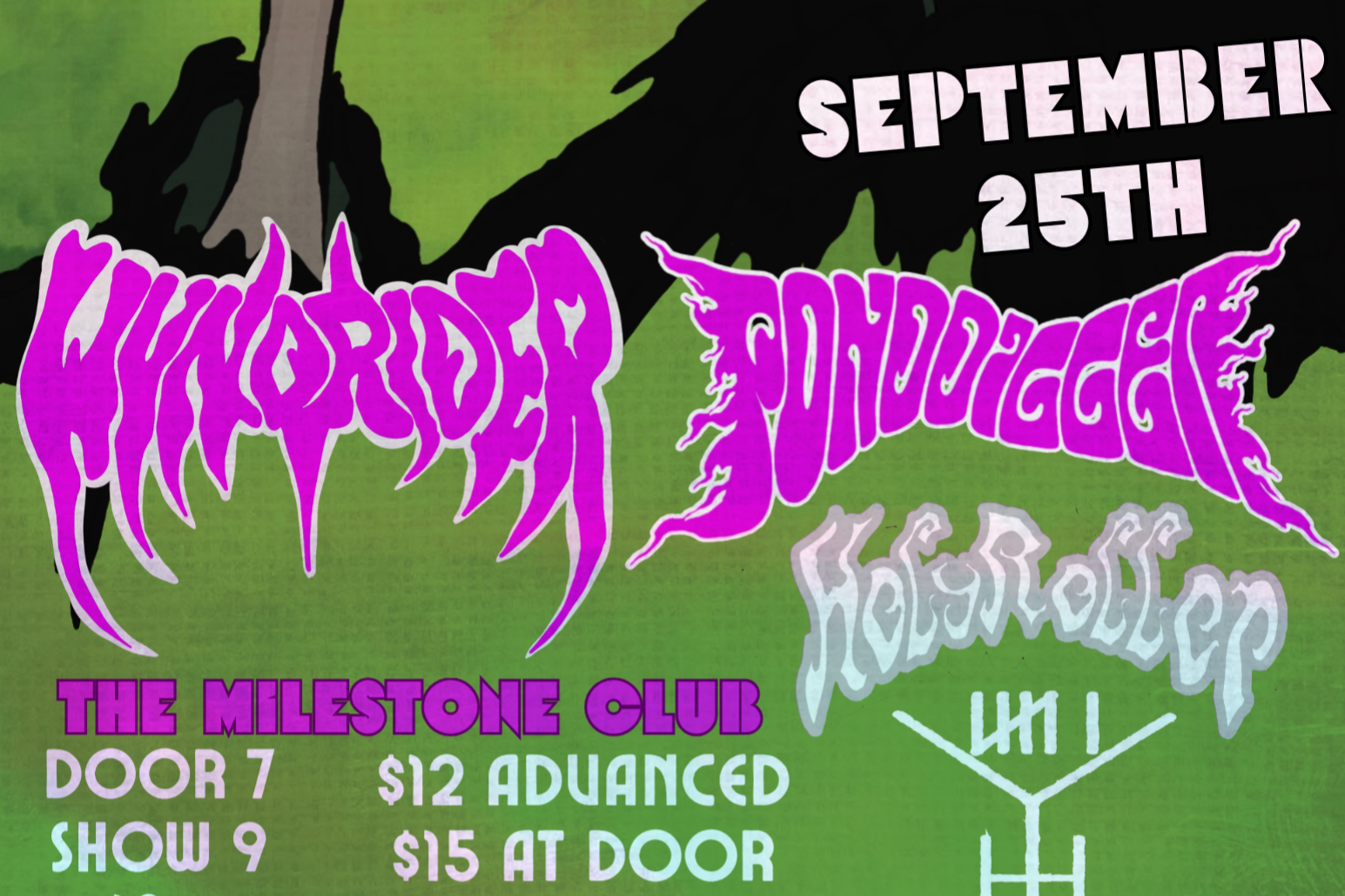 WYNDRIDER w/ PONDDIGGER, HOLYROLLER &amp; SIXYEARHEX
