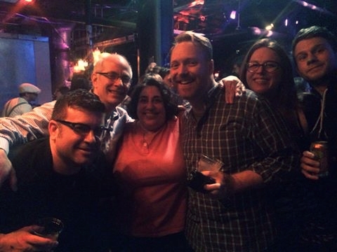  Me, Marjorie,  Kevin  &amp; others at Underground Arts Philadelphia for RISK! 