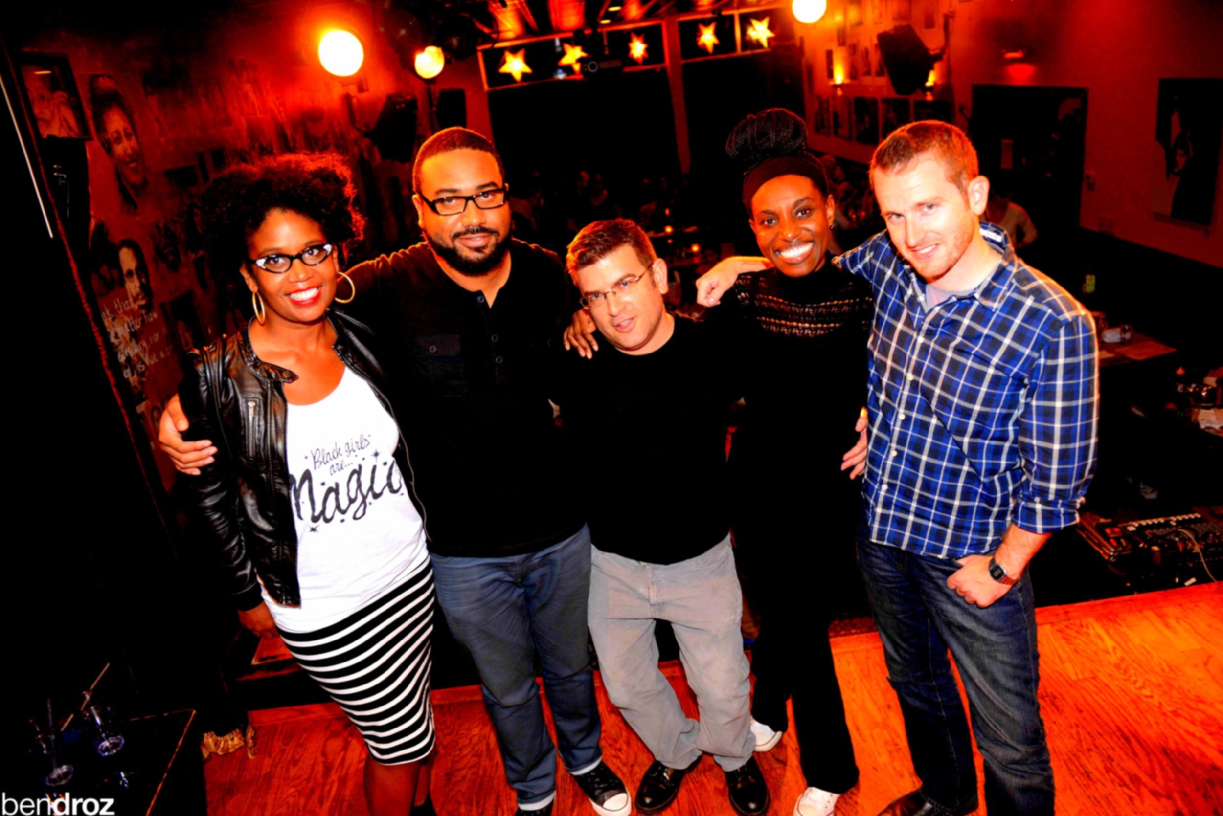  Michele, Keith, me, Grace, Joseph at Busboys and Poets (Photo: Ben Droz) 