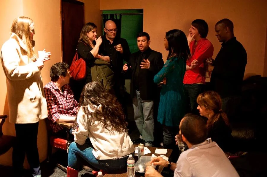 Green Room scene at Black Cat DC (Photo: Andy DelGiudice )