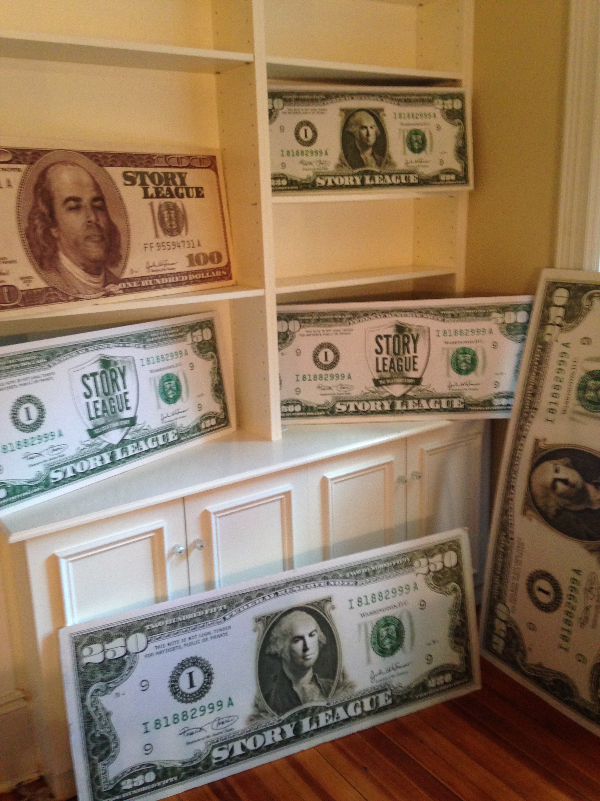 Story League Money in Shrake DC Apartment