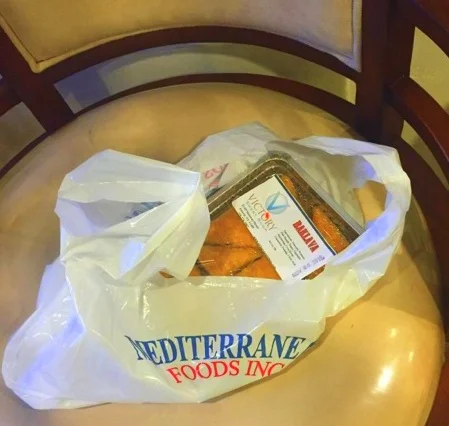 My rental broker, Eleni Moustakis, presented me with a tray of baklava when I signed my lease