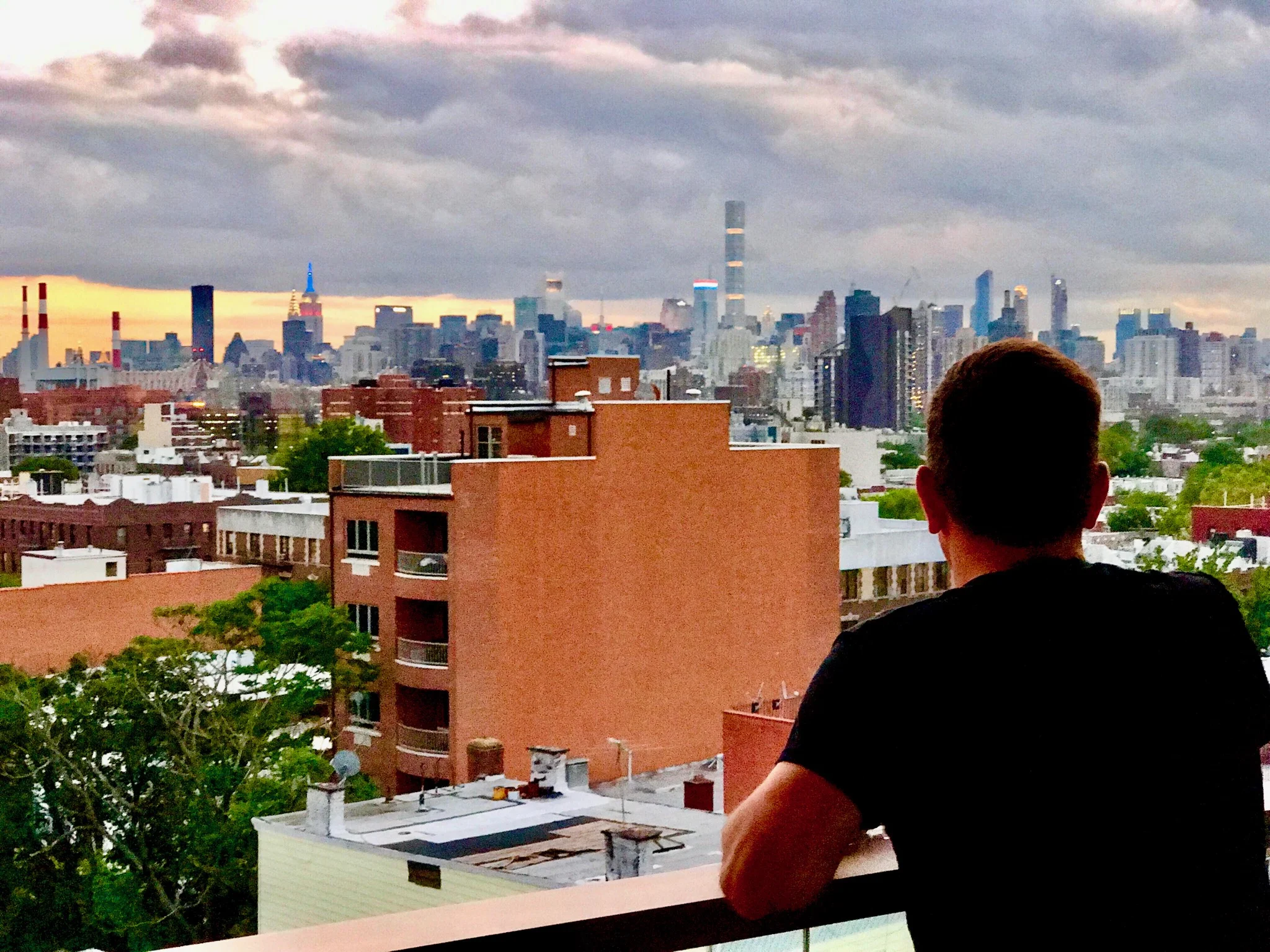 Shrake at home in Astoria, Queens, NYC.
