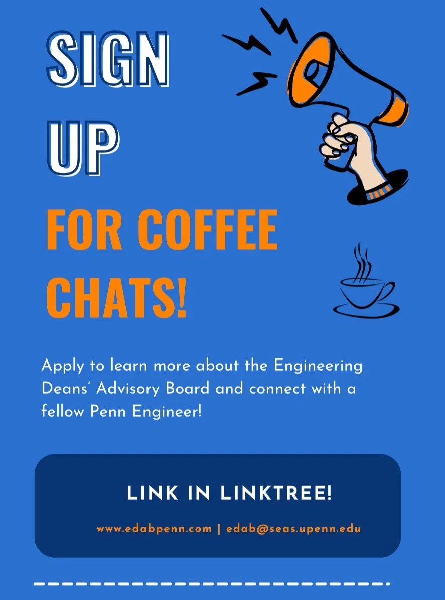 Sign-ups for Coffee Chats are now open! 
Coffee Chats are your chance to meet our team, learn more about our projects, and see how we work as the voice of the engineering community.
We’d love to get to know you, hear your ideas, and share how