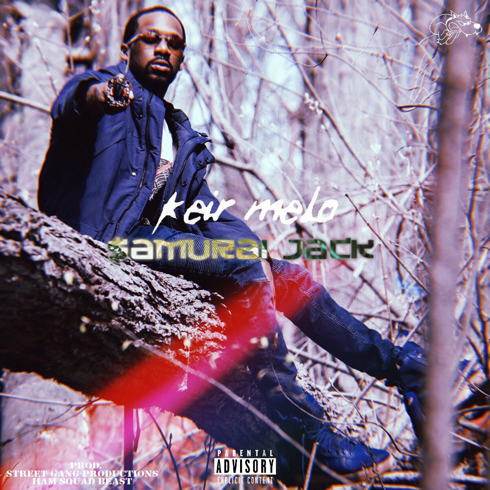 OFFICIALLY LISTEN TO KEIR MELO’S NEWEST SINGLE “SAMURAI JACK” OUT NOW AVAILABLE ON ALL MUSIC PLATFORMS .