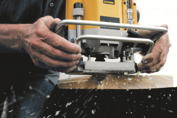 You can even use it when routing freehand.
