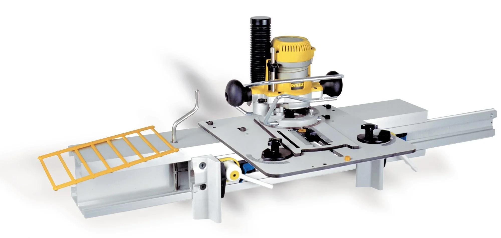 WoodRat router joinery machine with a plunge router fitted, made in England