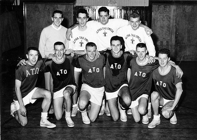 #ThrowbackThursday to when the Gamma Rho Taus took home the Mizzou men&rsquo;s intramural basketball championship in 1954. Funny how things aren&rsquo;t so different now... Ruh Rah!